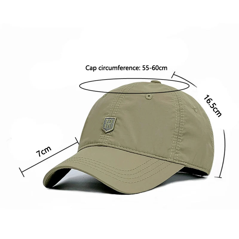 <h2>Boné Unissex de Secagem Rápida – Chapéu de Sol Respirável e Ajustável para Pesca, Golfe e Atividades ao Ar Livre</h2>