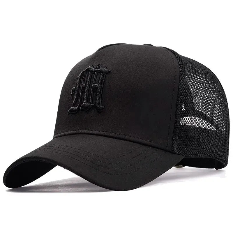 <h2>Boné Masculino de Verão com Tela Respirável – Modelo Topo Alto para Cabeça Grande com Proteção Solar</h2>