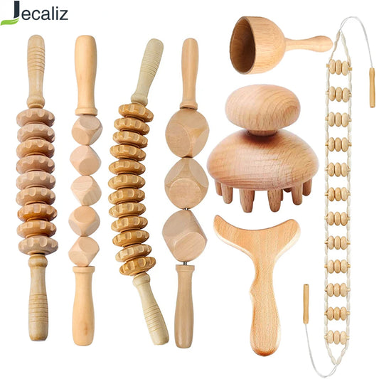 <h2>Massageador de Madeira Jecaliz – Terapia de Drenagem Linfática e Redução de Celulite</h2>