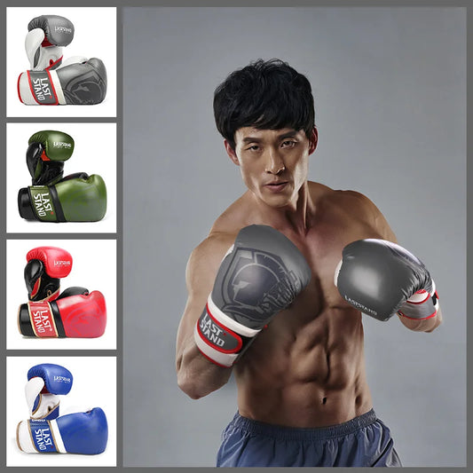 <h2>Luvas Muay Thai para Homens e Mulheres – Luvas de Couro PU para Kickboxing e Artes Marciais</h2>