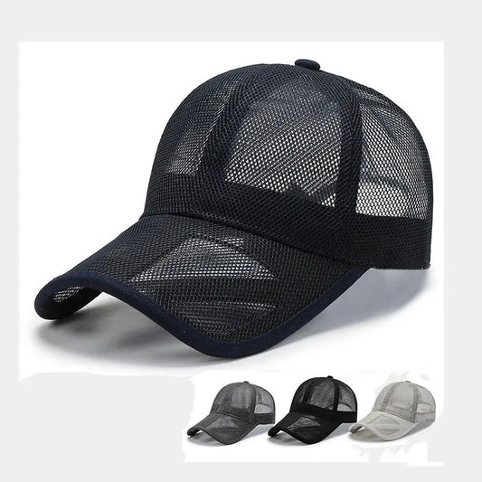 <h2>Boné de Verão com Aba Aberta – Tela Respirável e Proteção Solar para Esportes ao Ar Livre</h2>