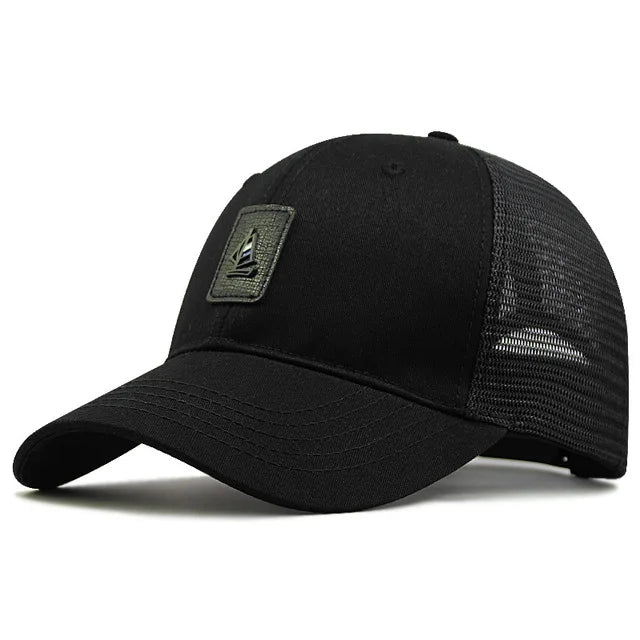 <h2>Boné Masculino Plus Size – Modelo Trucker com Tela e Algodão 3D, Snapback para Cabeças Grandes (56–68cm)</h2>
