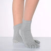 <h2>Calcetines Antiderrapantes para Pilates Feminino – Meias de Yoga com Silicone e Cinco Dedos, Algodão para Ballet e Dança</h2>