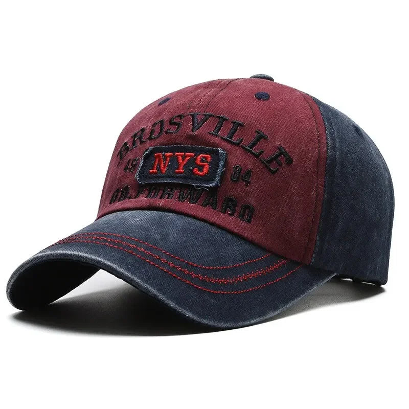 <h2>Boné de Beisebol Unissex com Aba Curvada – Estilo Casual Lavado e Bordado para Esporte e Hip Hop</h2>