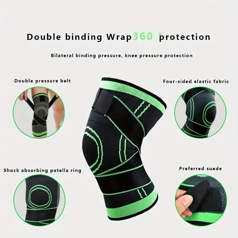 <h2>Joelheira de Compressão Respirável – Suporte Elástico para Fitness e Levantamento de Peso (1 Peça)</h2>