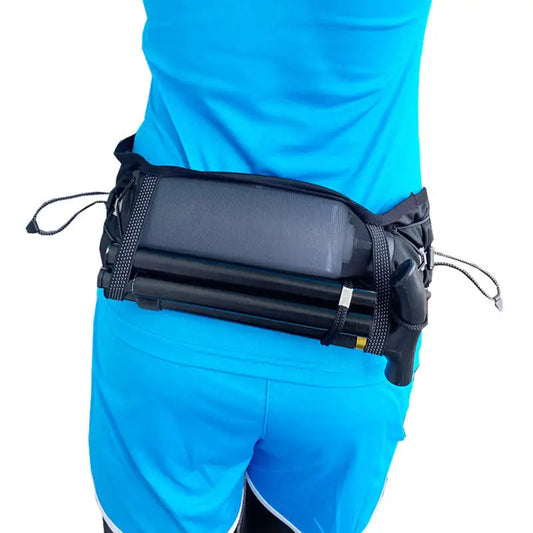 <h2>Bolsa de Cintura Respirável para Corrida – Suporte para Telefone e Garrafa de Água para Maratona Noturna</h2>
