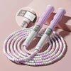 <h2>Corda de Pular de Bambu 2,8m para Iniciantes, Adultos e Crianças – Conta Macia, Segmentada e Sem Emaranhado</h2>