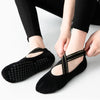 <h2>Meias Soquete Antiderrapantes para Yoga Feminino – Algodão Respirável com Costas Cruzadas para Dança, Pilates e Fitness</h2>