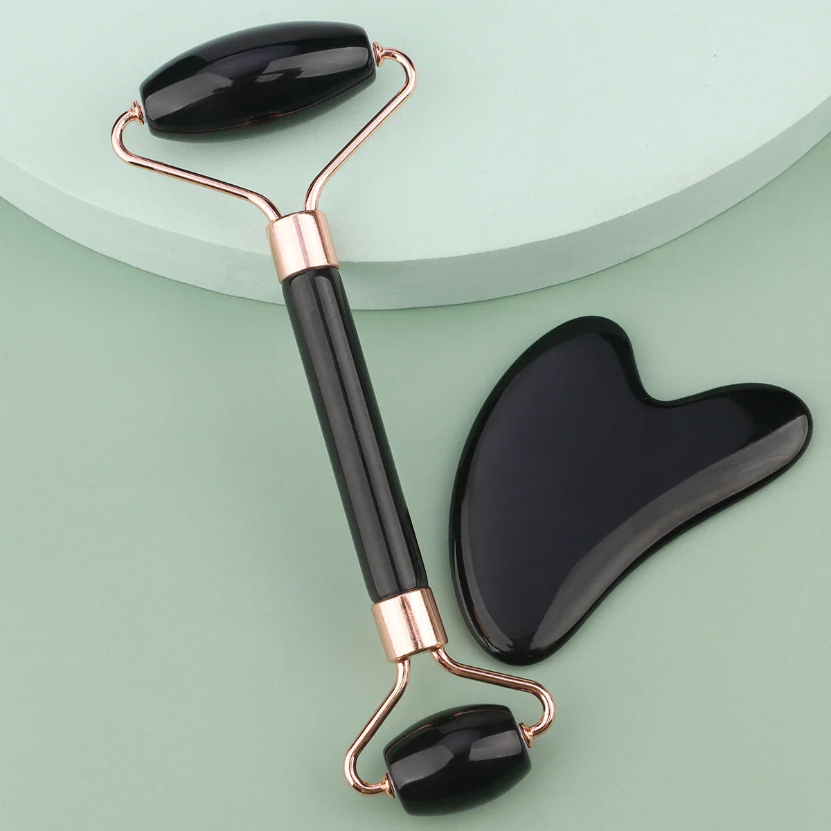 <h2>Rolo Facial e Gua Sha – Massageador de Resina para Cuidados com Pele, Face, Olhos, Pescoço e Corpo</h2>