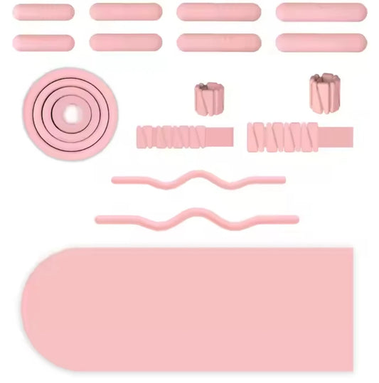 <h2>Conjunto Personalizado de Pilates – Barra de Silicone, Anel de Energia e Anel de Peso para Yoga</h2>