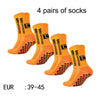 <h2>Pacote com 4 Pares de Meias de Futebol – Meias de Cano Médio TC Antiderrapantes e Respirável para Treinamento e Competição</h2>