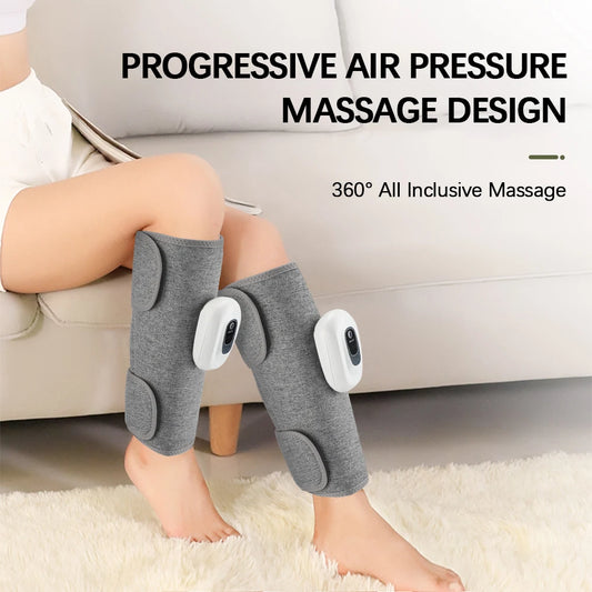 <h2>Massageador de Panturrilha com Pressão de Ar 360° – Massageador Sem Fio com 3 Modos de Compressão de Airbag</h2>