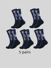 <h2>5 Pares de Pontos Adesivos Multicoloridos para Meias de Futebol – Antiderrapantes, Absorventes de Suor e Anti-odor</h2>