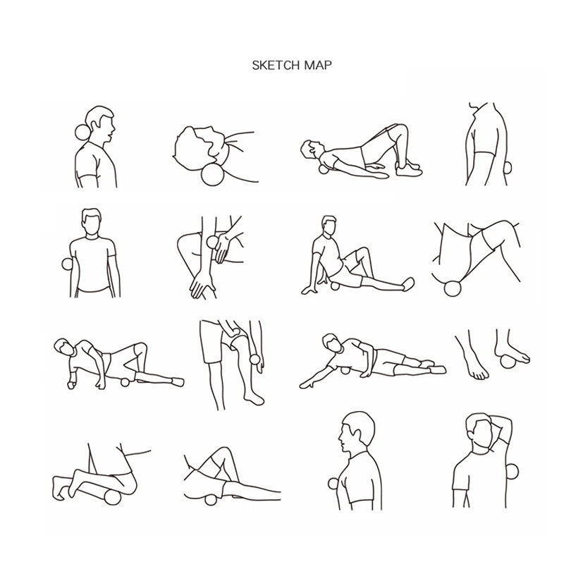 <h2>Bola de Massagem para Yoga e Fáscia – Relaxamento Muscular e Reabilitação</h2>