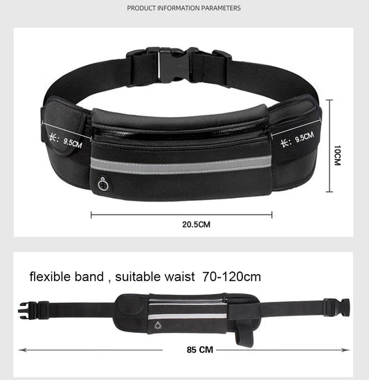 <h2>Bolsa de Cintura para Corrida com Suporte para Garrafa – Unissex para Hidratação e Telefone</h2>