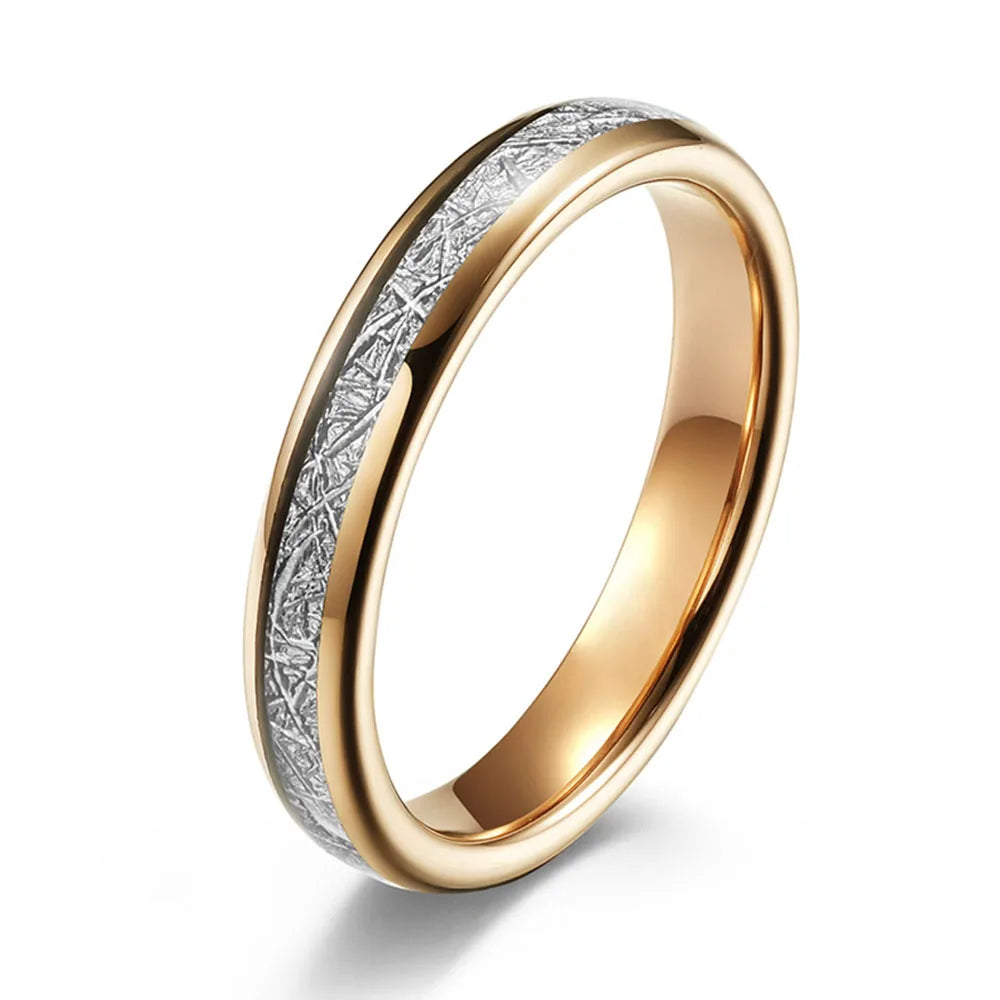 <h2>Anéis de Tungstênio com Incrustação de Seda Gelada – Design Personalizado para Casais</h2>