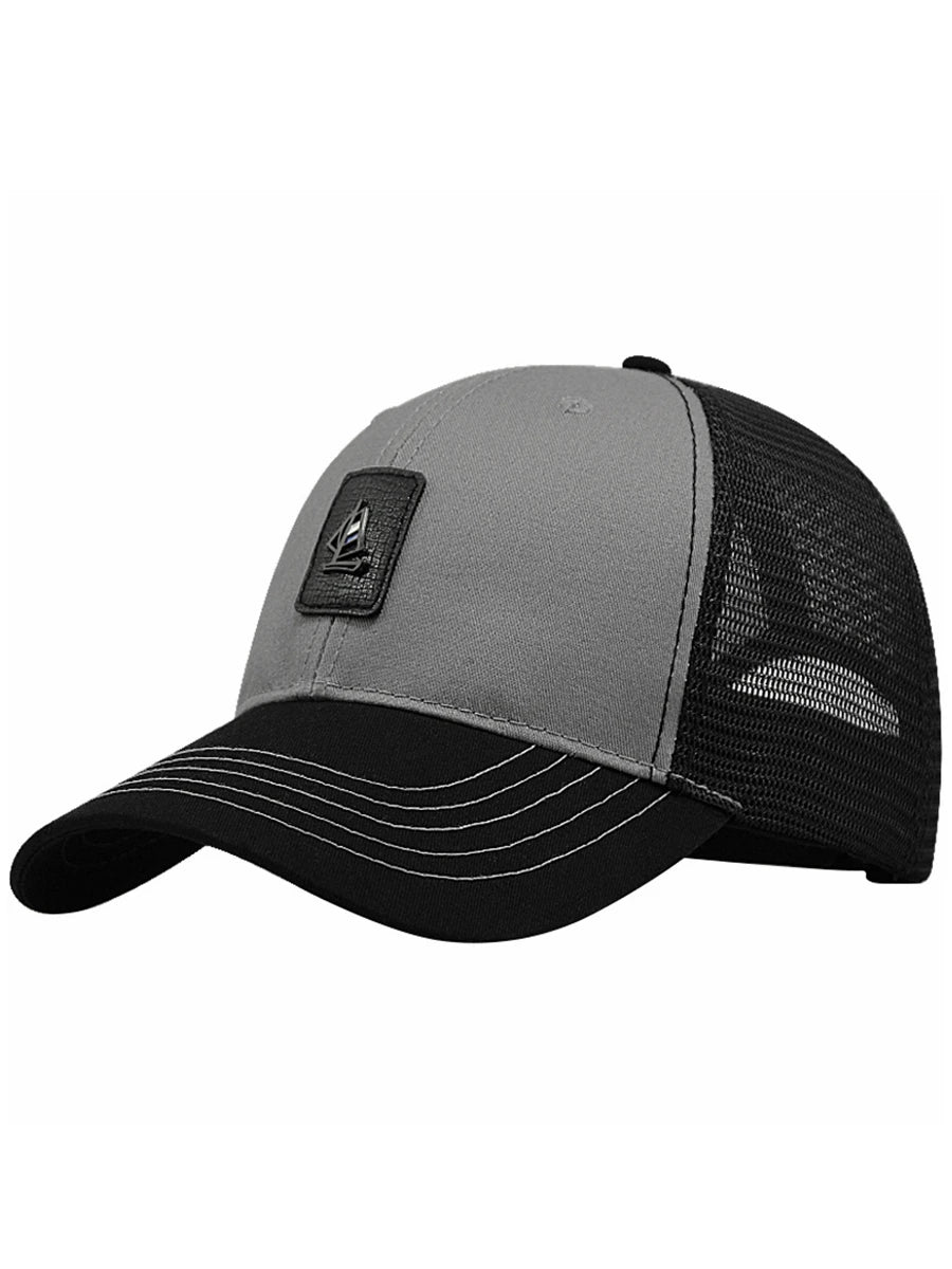 <h2>Boné Masculino Plus Size – Modelo Trucker com Tela e Algodão 3D, Snapback para Cabeças Grandes (56–68cm)</h2>