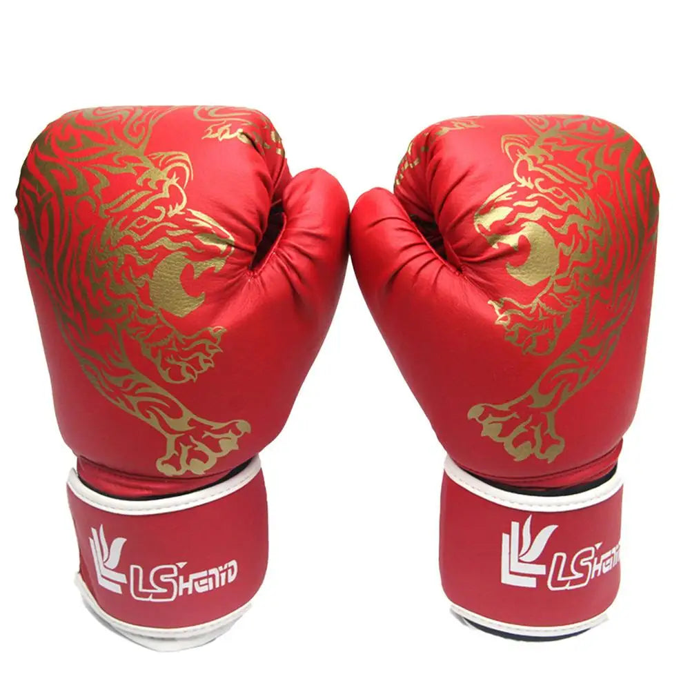 <h2>Luvas de Boxe para Adultos – Luvas de Couro PU Respiráveis para Kickboxing e Treinamento de Boxe Infantil</h2>