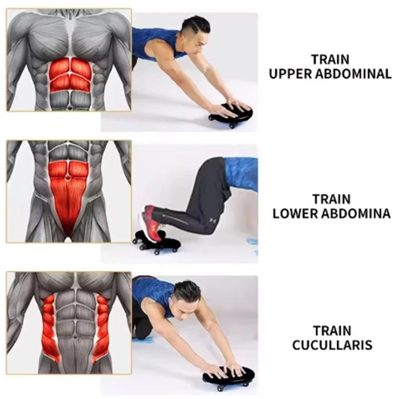 <h2>Disco Fitness Abdominal – Equipo Silencioso con Cuatro Ruedas para Ejercicio en Casa</h2>