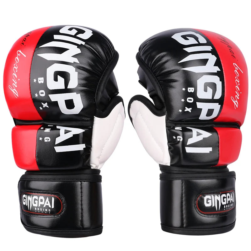 <h2>Luvas de Boxe MMA de Meio Dedo – Luvas Grossas para Treinamento de Artes Marciais Mistas</h2>