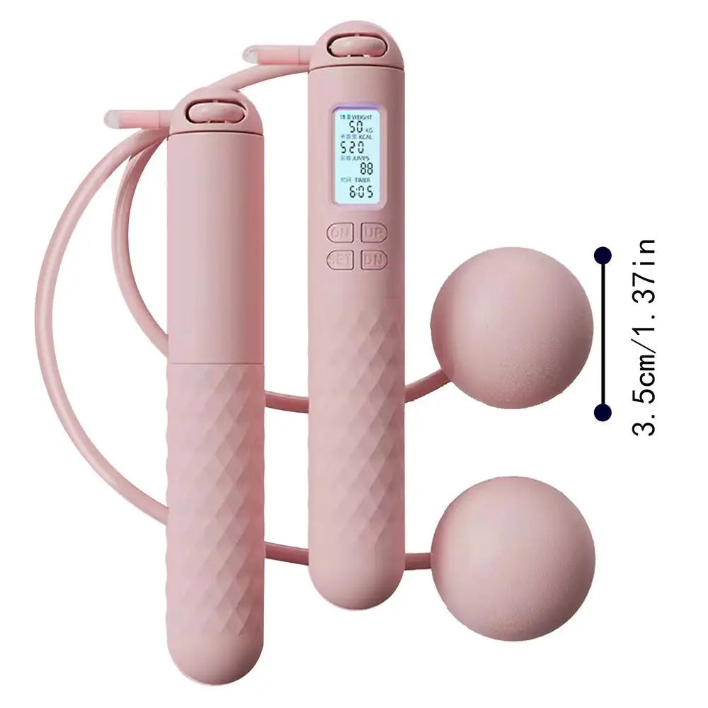 <h2>Corda de Pular Ponderada Sem Corda com Contador Inteligente – Equipamento para Fitness</h2>