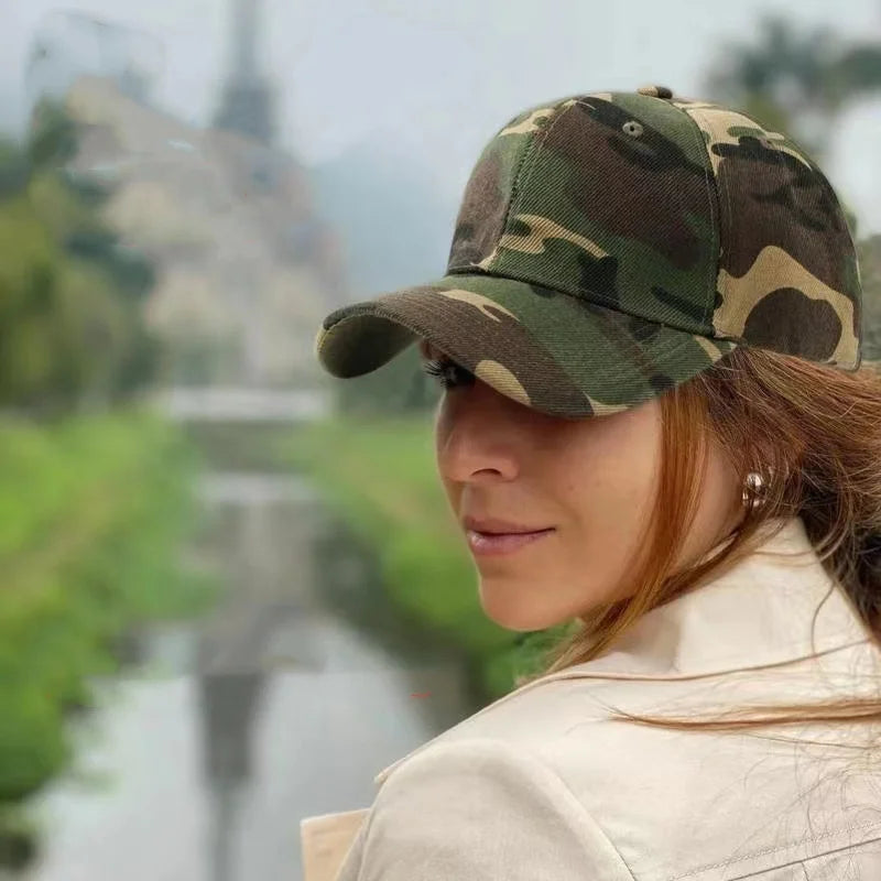 <h2>Boné Unissex Camuflado Army Green – Estilo Militar com Proteção UV para Esportes e Atividades ao Ar Livre</h2>
