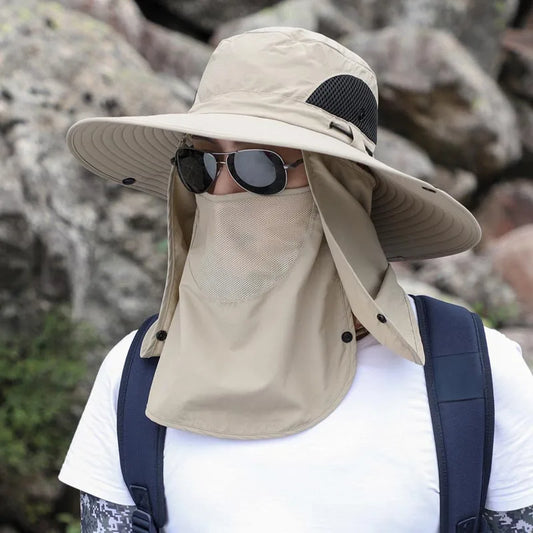 <h2>Chapéu de Pesca Dobrável Unissex – Ajustável, Respirável e com Proteção Solar para Atividades ao Ar Livre</h2>