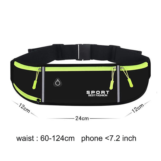 <h2>Bolsa de Cintura para Corrida com Suporte para Garrafa – Unissex para Hidratação e Telefone</h2>