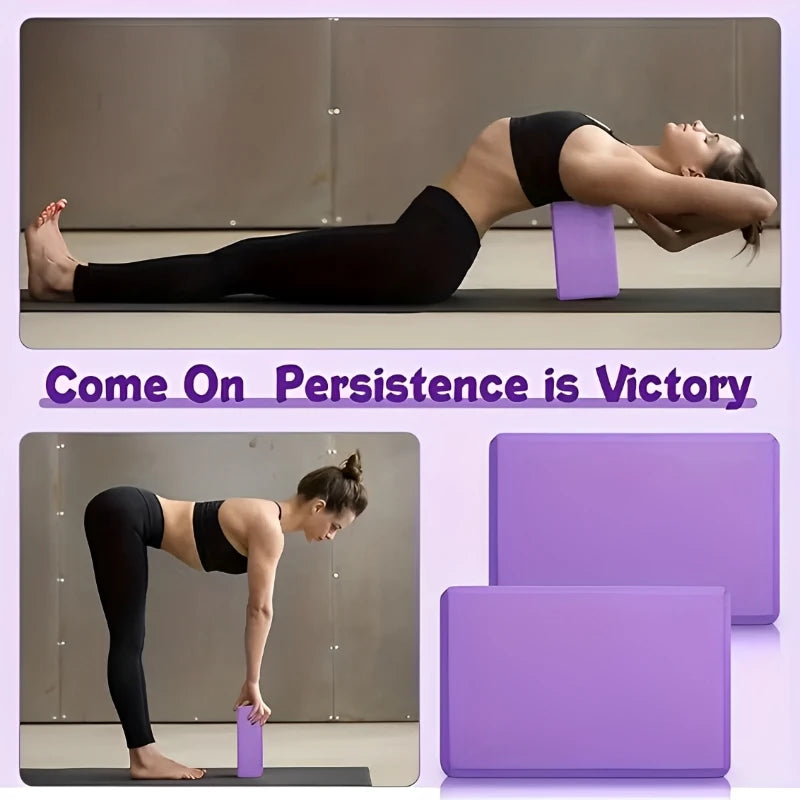 <h2>Blocos de Espuma para Yoga e Pilates – Equipamento de Fitness para Alongamento e Reforço Muscular</h2>