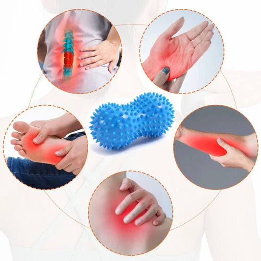<h2>Bola Massageadora de Amendoim para Pés – Alívio para Fascite Plantar e Dor no Pescoço</h2>
