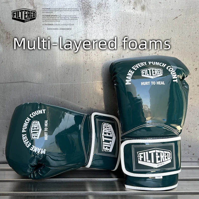 <h2>Luvas Profissionais de Boxe para Adultos – Ajustáveis para Muay Thai, Sanda e MMA</h2>