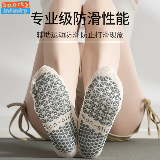 <h2>Meias de Yoga de Silicone Antiderrapantes para Mulheres – Meias Profissionais para Pilates, Fitness e Dança, Primavera/Verão 2024</h2>