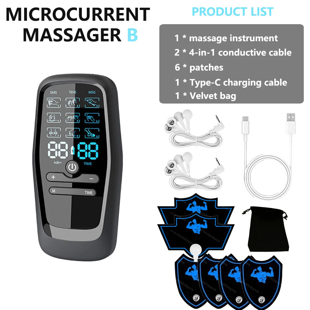 <h2>Estimulador Muscular Elétrico Digital – 9 Modos para Fisioterapia e Relaxamento</h2>