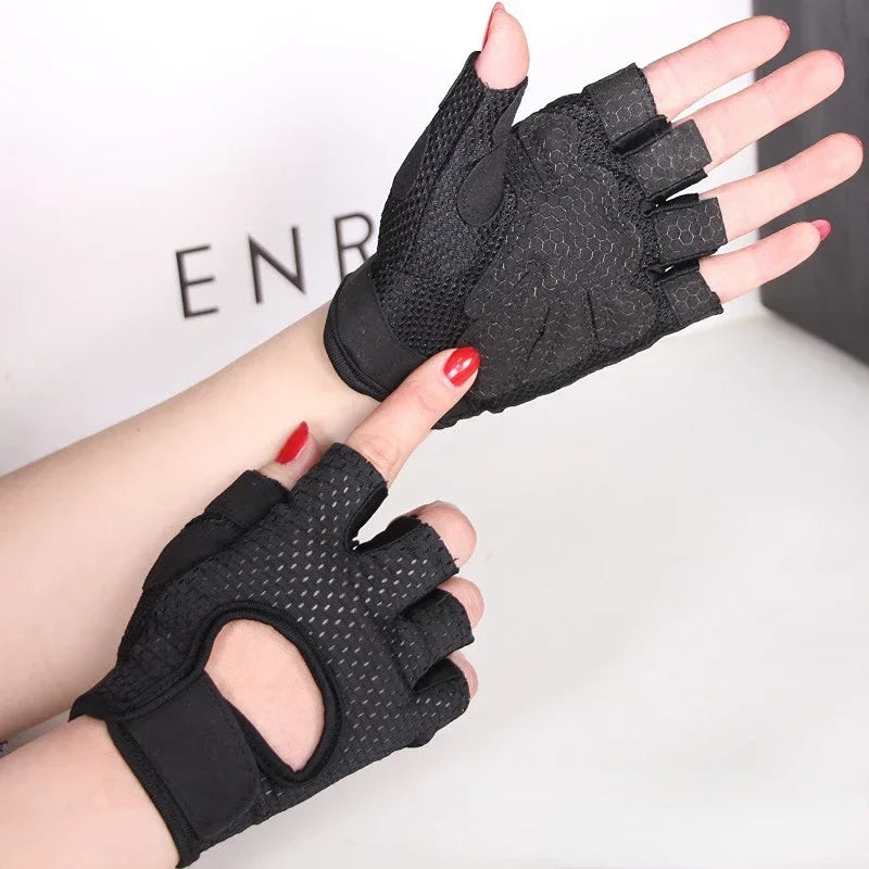 <h2>Luvas Sem Dedos para Ciclismo – Profissionais para Ginásio e Fitness, Respirável e Antiderrapante para Verão</h2>