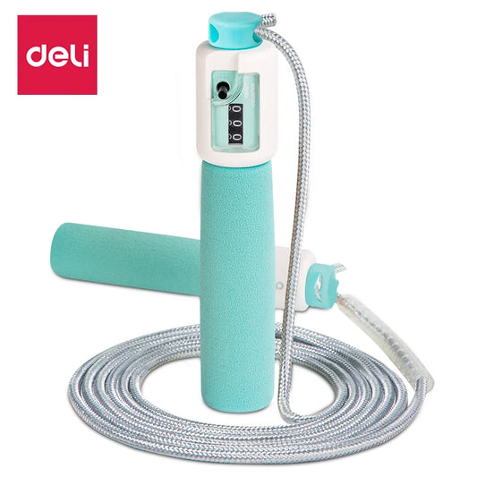 <h2>Corda de Pular Mecânica Deli – 2,8m, Ajustável para Exercícios</h2>