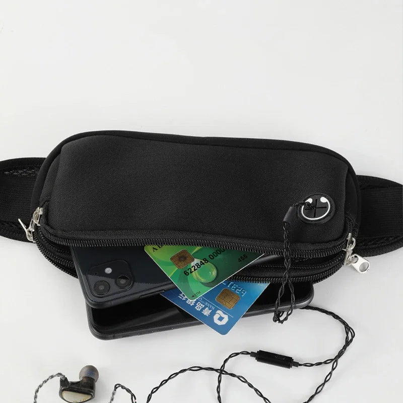 <h2>Riñonera Deportiva para Mujer – Bolsa de Gimnasio Negra para Correr</h2>