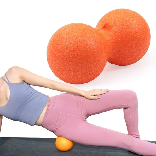 <h2>Kit de Yoga com Rolo de Espuma e Bola de Amendoim – Equipamento para Relaxamento e Treino</h2>