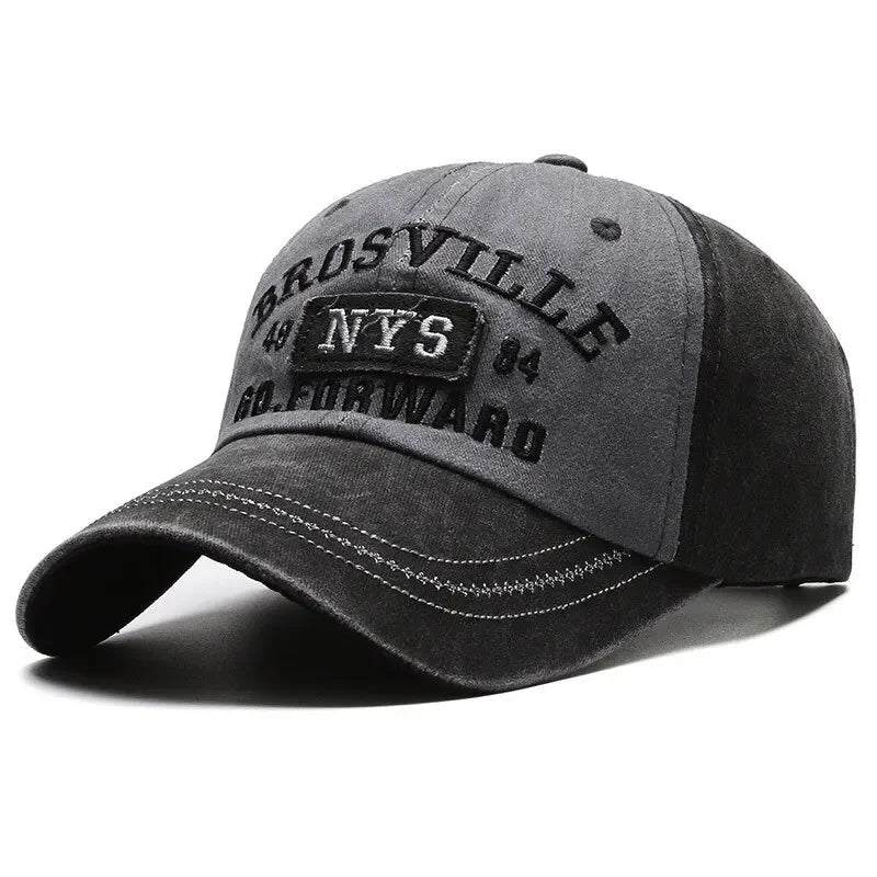 <h2>Boné de Beisebol Unissex com Aba Curvada – Estilo Casual Lavado e Bordado para Esporte e Hip Hop</h2>