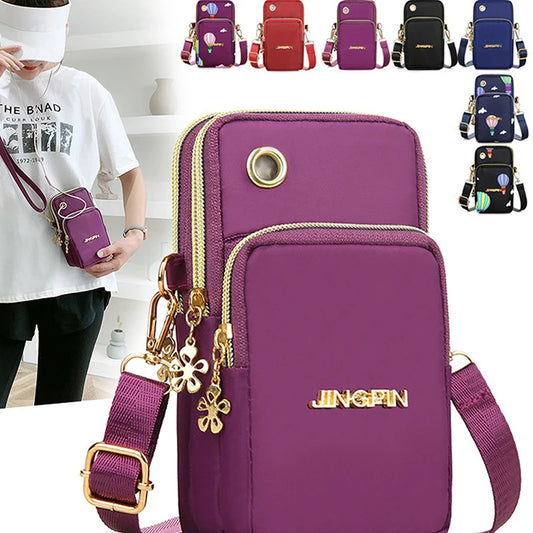 <h2>Bolso Cruzado para Celular para Mulheres – Bolsa de Ombro com Compartimentos e Plug para Fones</h2>