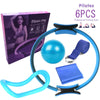 <h2>Kit Iniciante de Yoga – 6 Peças com Círculo Pilates, Cinto de Látex, Toalha e Faixa Elástica</h2>