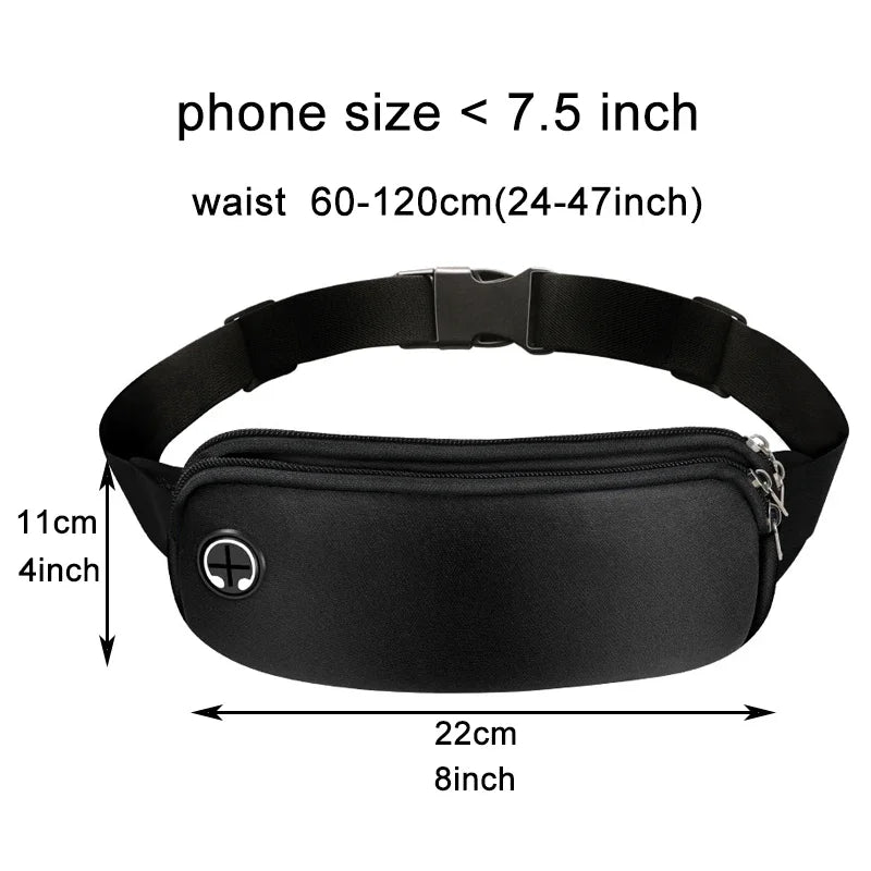 <h2>Riñonera Deportiva para Mujer – Bolsa de Gimnasio Negra para Correr</h2>