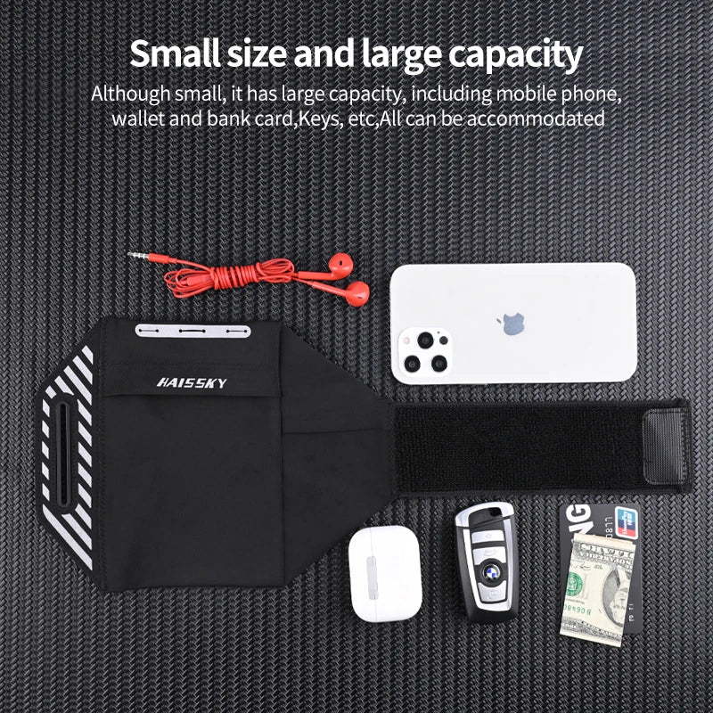 <h2>HAISSKY Sleeve – Brazalete para iPhone y AirPods Pro con Banda Deportiva Elástica</h2>