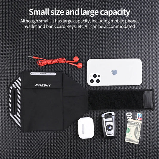 <h2>HAISSKY Sleeve – Brazalete para iPhone y AirPods Pro con Banda Deportiva Elástica</h2>