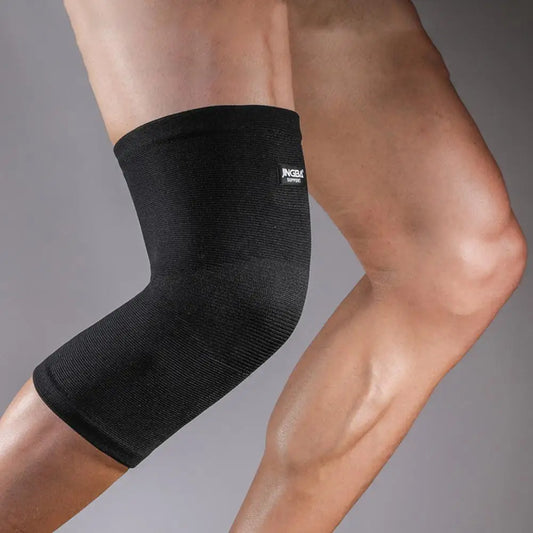 <h2>JINGBA – Joelheira de Nylon Elástico para Esportes ao Ar Livre, Basquete e Proteção no Verão</h2>
