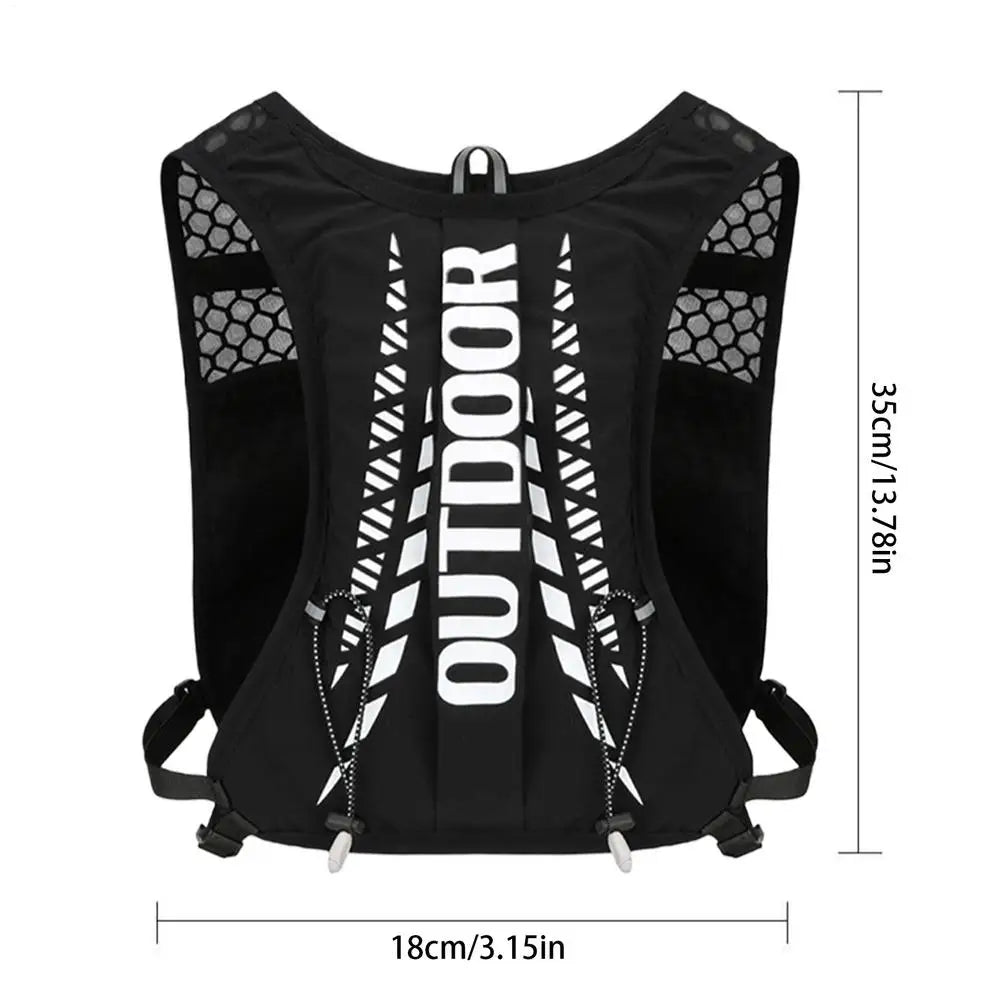 <h2>Pacote de Hidratação Reflexivo 5L – Colete para Corrida e Ciclismo com Armazenamento para Garrafa</h2>