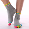 <h2>Calcetines Antiderrapantes para Pilates Feminino – Meias de Yoga com Silicone e Cinco Dedos, Algodão para Ballet e Dança</h2>