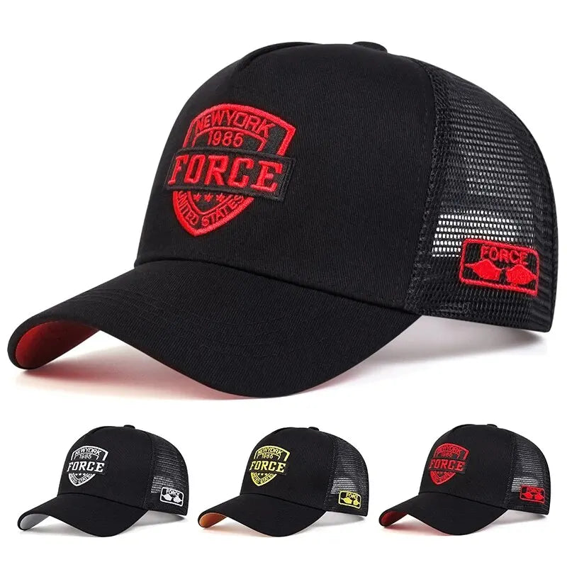 <h2>Boné Snapback Unissex com Tela – Estilo Hip Hop Respirável para Esportes e Atividades ao Ar Livre</h2>