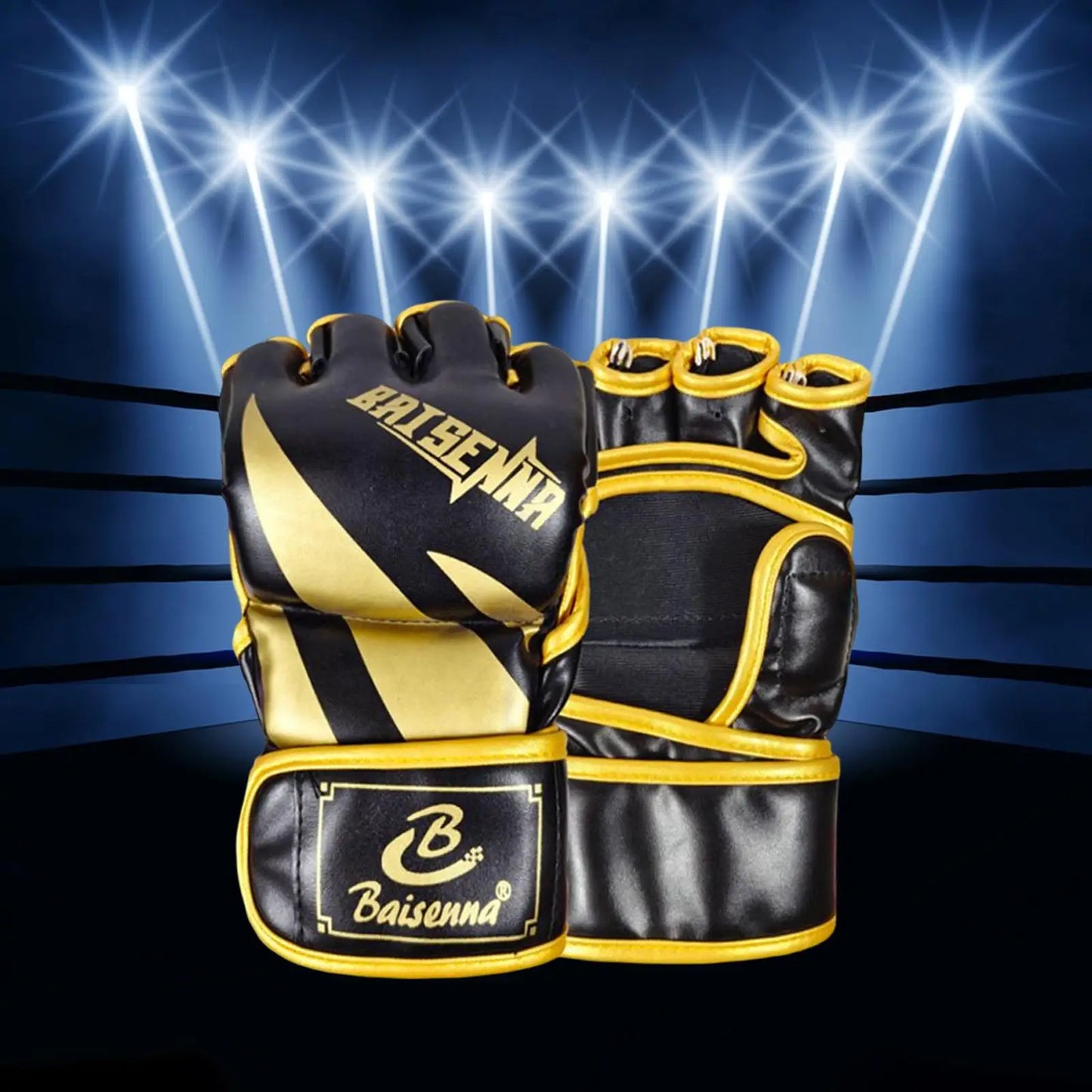 <h2>Luvas MMA Meio Dedo para Sparring – Equipamento de Proteção para Luta, Karate e Kickboxing</h2>