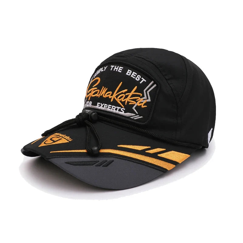 <h2>Gamakatsu – Boné de Pesca Masculino à Prova d'Água com Proteção Solar e Clipe Ajustável</h2>