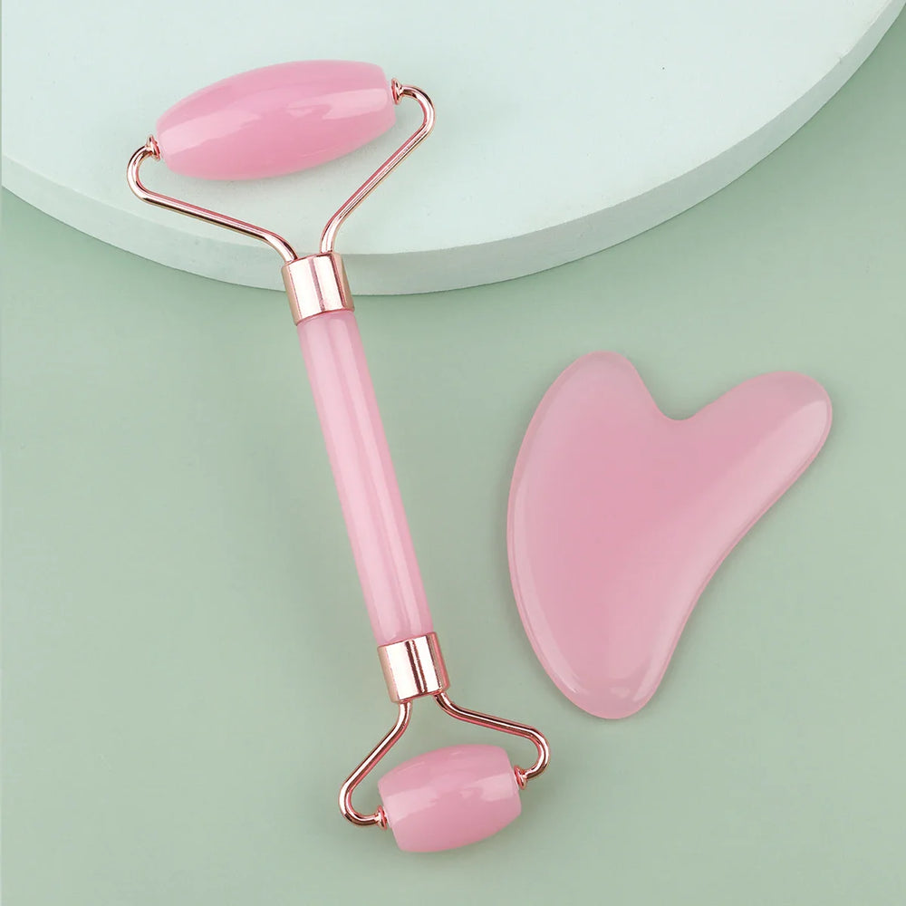 <h2>Rolo Facial e Gua Sha – Massageador de Resina para Cuidados com Pele, Face, Olhos, Pescoço e Corpo</h2>